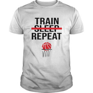 Train Sleep Repeat Basketball Shirt